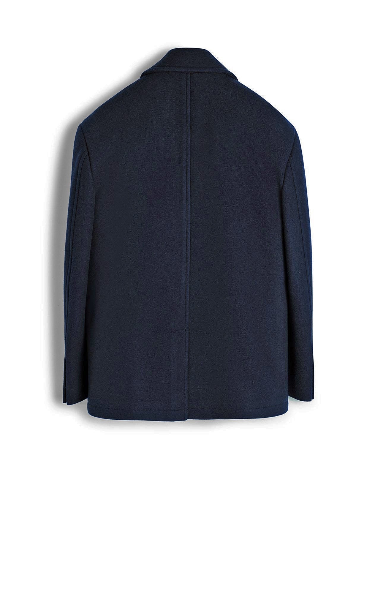 Carrara Navy Wool & Cashmere Peacoat - Image 3