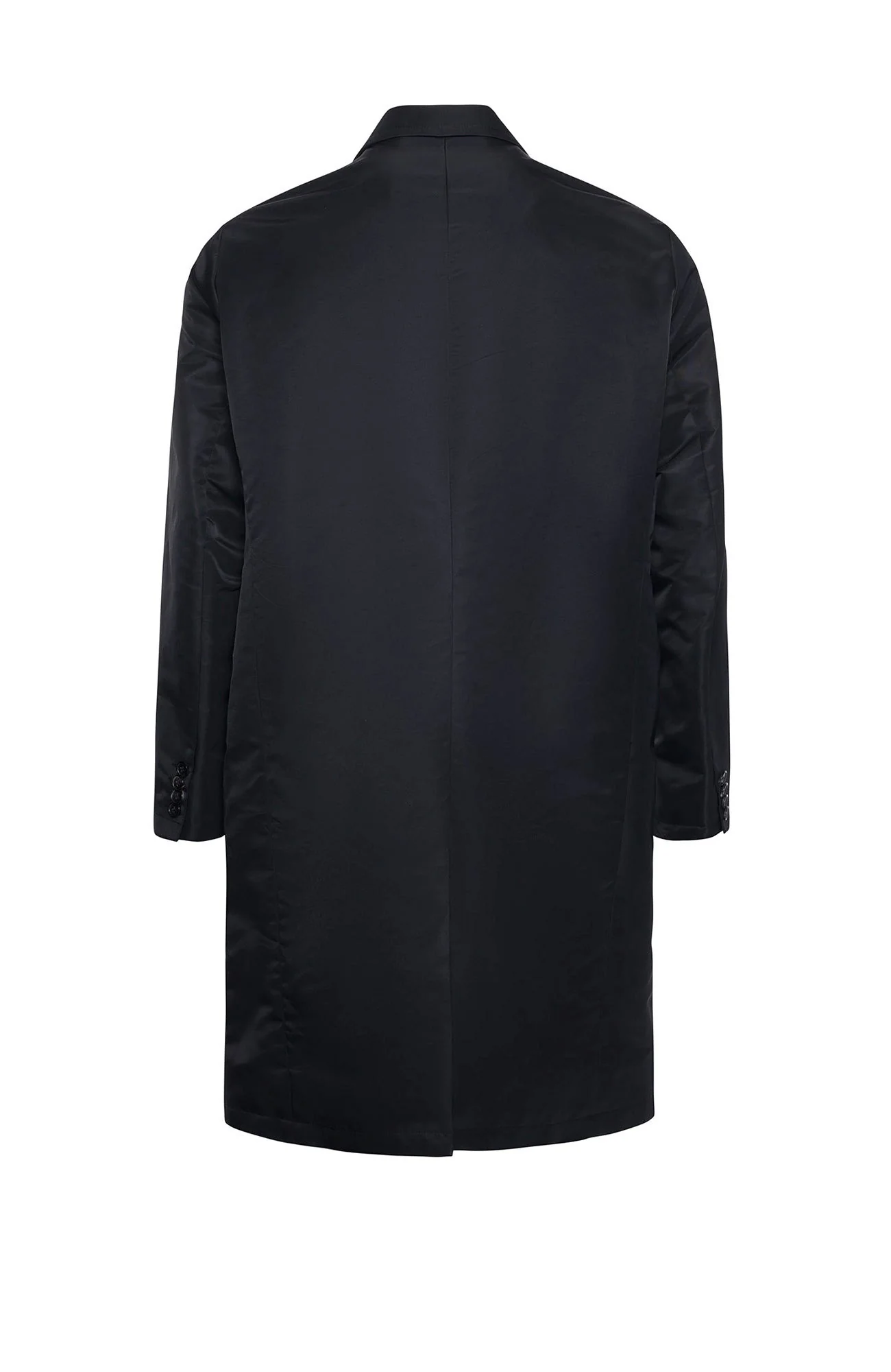 Leo Black Double Breast Raincoat - Image 4
