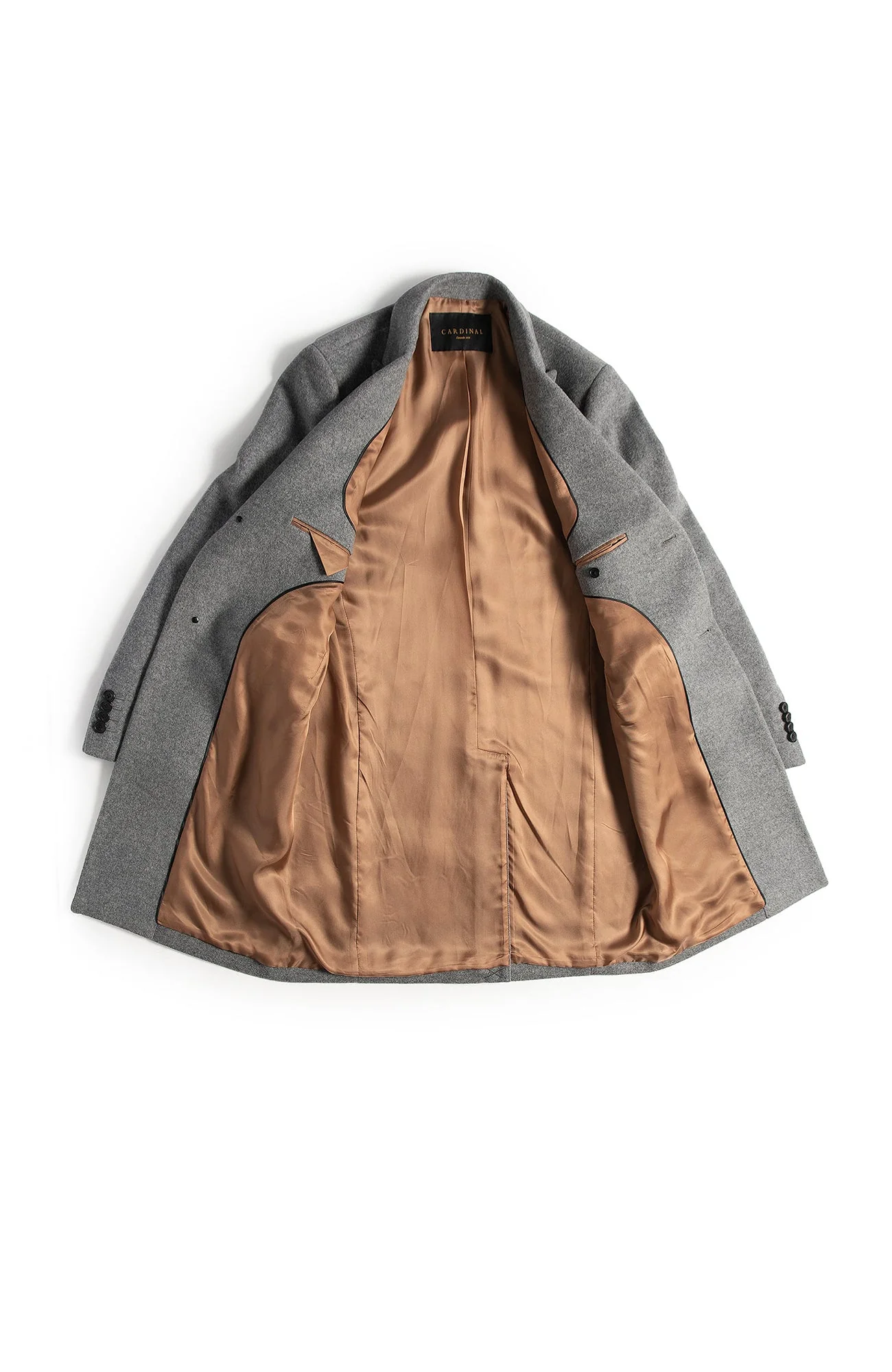 Sutton Light Gray Wool Topcoat - Image 6