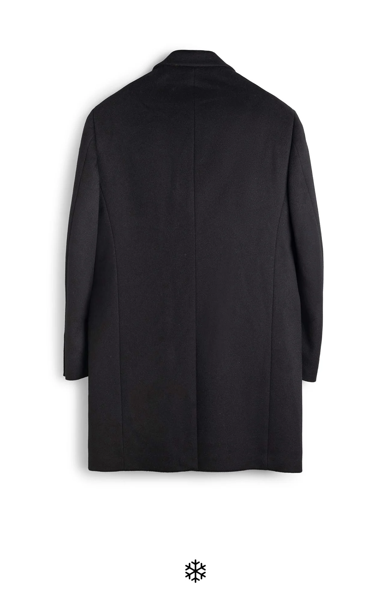 Sutton Black Wool Topcoat - Image 4