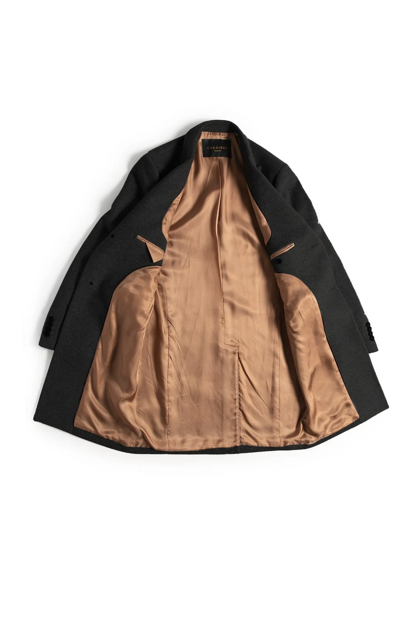 Sutton Black Wool Topcoat - Image 5