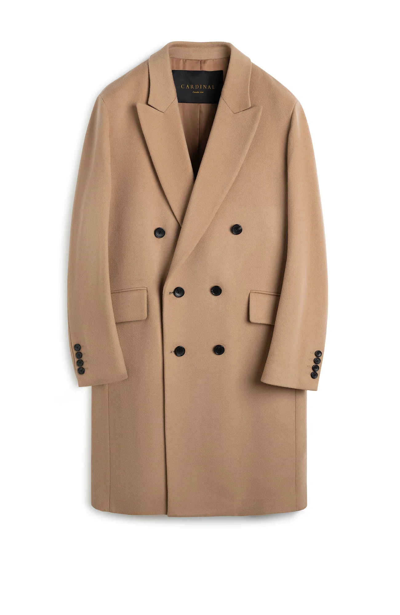 Thomas Wool & Cashmere Camel Overcoat - Image 3